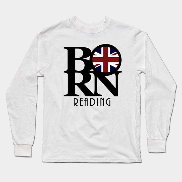 BORN Reading (Union Jack) Long Sleeve T-Shirt by UnitedKingdom